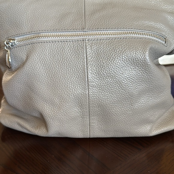 Bostanten Gray Leather Hobo Bag - Picture 4 of 10